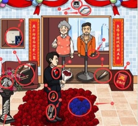 疯狂梗传帮助强哥表现心意怎么过攻略