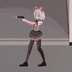 白毛少女大战僵尸Syahata免费版手游下载